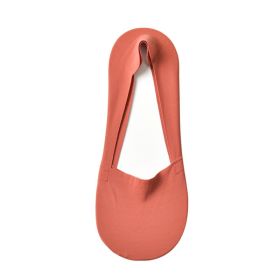 Women's Fashion Silicone Non-slip Shallow Boat Socks (Option: Red-One size)