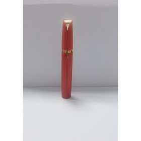 Mini Electric Eyebrow Trimmer Lipstick Brows Pen Hair Remover Painless Razor Epilator with LED Light (Option: Red-USB)