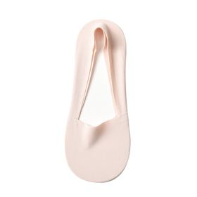 Women's Fashion Silicone Non-slip Shallow Boat Socks (Option: Pink-One size)