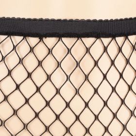 1Pc Women Fishnet Tights Sexy High Waist Fishnet Pantyhose Stretchy Mesh Hollow Out Tights Stockings With Medium Large Hole Choices (Option: M Hole)