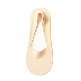 Women's Fashion Silicone Non-slip Shallow Boat Socks (Option: Skin-One size)